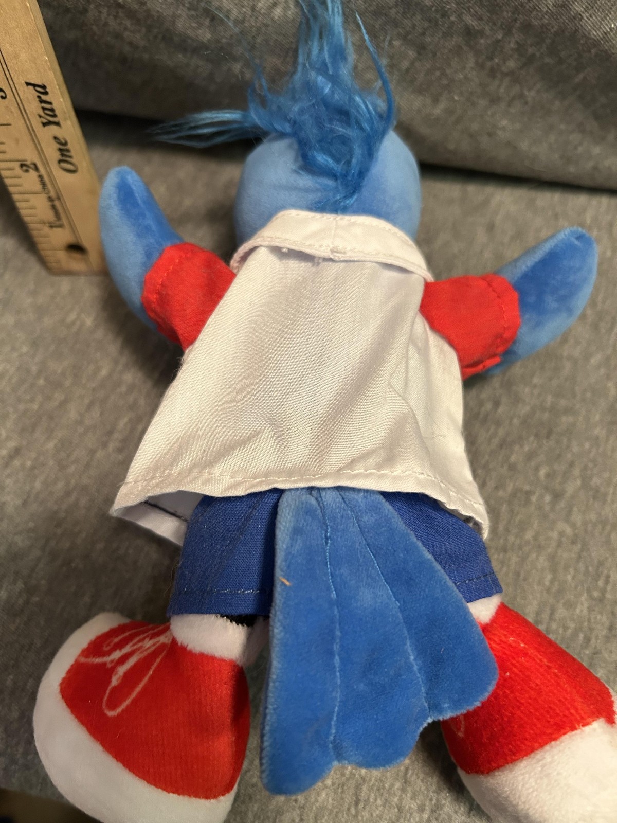 Blue Ruler 10 Inch Jayco J.Jay Blue Jay Bird Mascot Plush Stuffed Toy RV Camper Promo ...