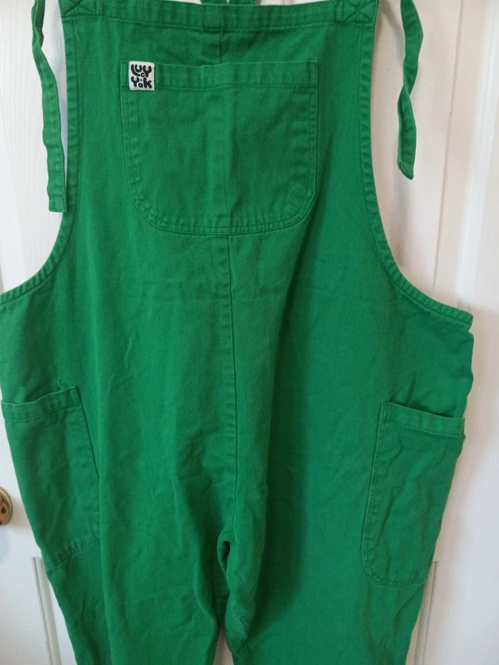 Mono mameluco informal de algodón orgánico verde para mujer LUCY & YAK talla 14 Foto 2 de 4