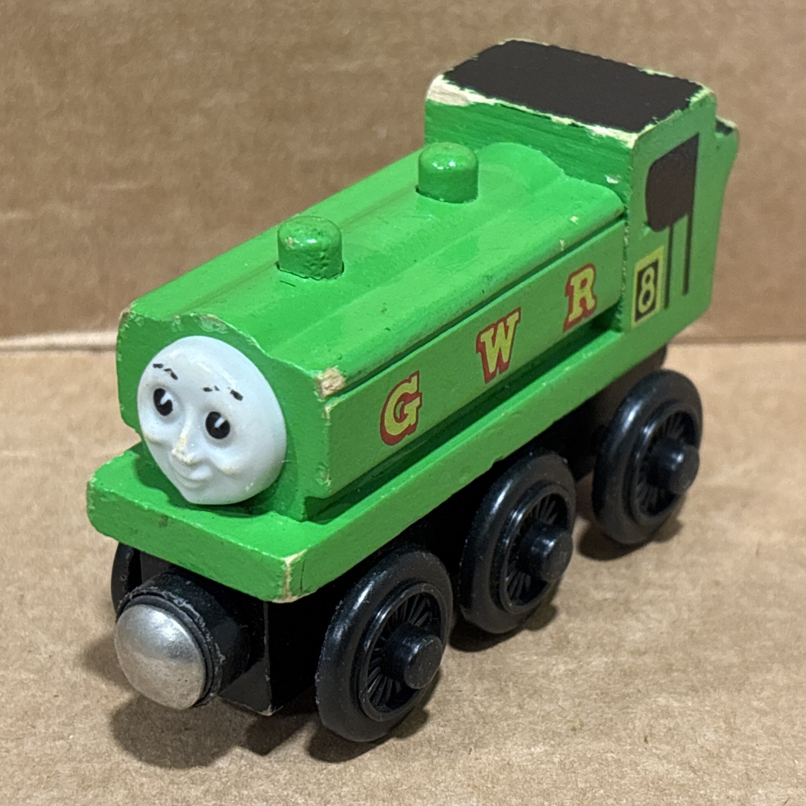 2003 Thomas Wooden Railway Duck GWR #8 Tank Engine Train Used