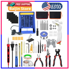 Stained Glass Kits for Adults Complete Stained Glass Supplies with 100W Solderin