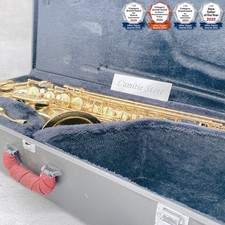 Saxofón tenor Yamaha YTS-475 Bb lacado dorado YTS475 con estuche Japón