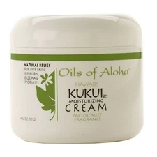 Oils of Aloha Hawaiian Kukui Moisturizing Cream Pacific Mist 4 Ounces