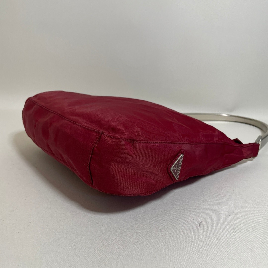 Prada One Shoulder Bag Nylon Red thumbnail 5