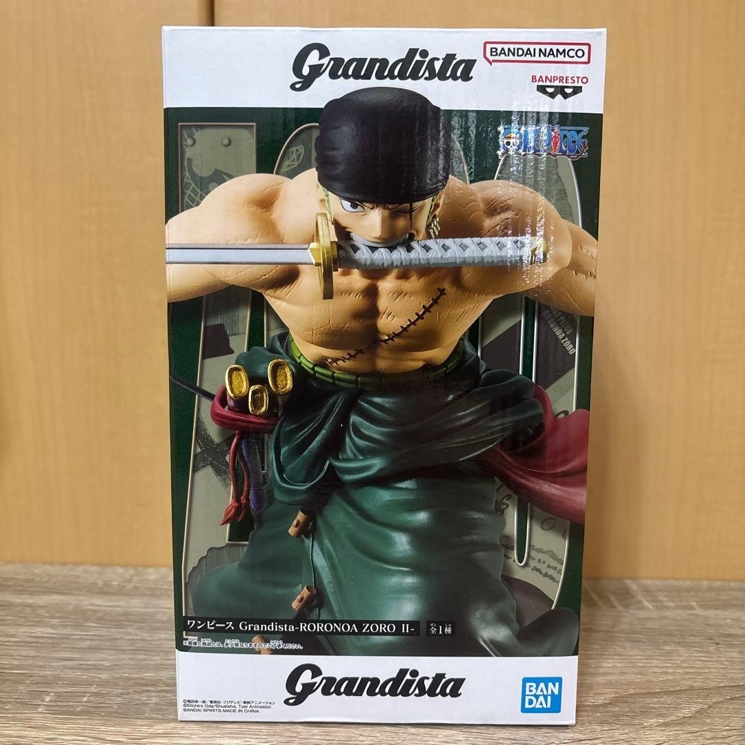 BANDAI Grandista One Piece Roronoa Zoro II Figure | eBay