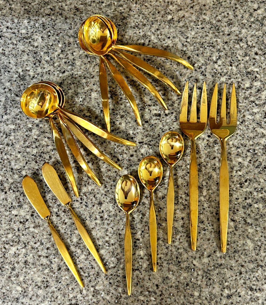 Thor~18/8 Stainless~Japan~MCM~Flatware~16 Pieces