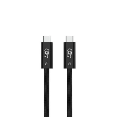 80Gbps Compatible with Thunderbolt 5 Cable, Bandwidth up to 120Gbps,16K/Dual 8K 