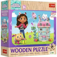 Puzzle Drewniane 24 Elementy WesołA Gabby I Przyjaciele Trefl