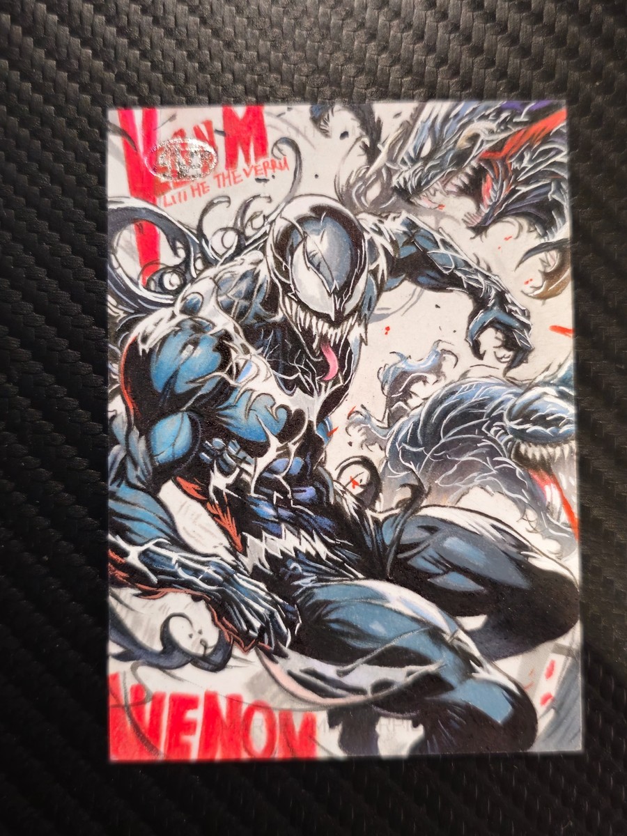 2022 Skybox Marvel Venom Sketch Card AP 1/1 Thumbtack Upper Deck