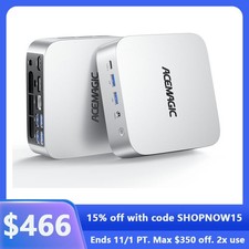 ACEMAGIC M1 Gaming Mini PC, AMD Ryzen 7 7735HS, 24 GB LPDDR5 1 TB SSD, Win11 Pro