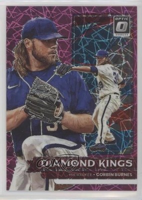 2022 Donruss Optic Diamond Kings Pink Velocity Prizm /249 Corbin Burnes #21 0lt3