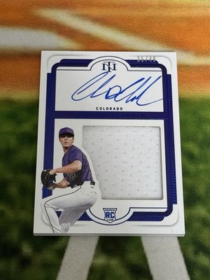 2025 Panini National Treasures - Chase Dollander  #SL-CDL Auto Patch /49