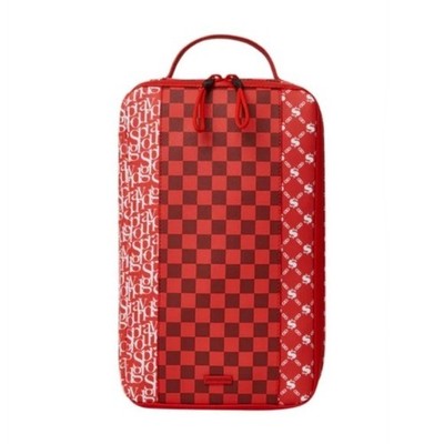 Sprayground Frequent Flier Red Faux Leather Sneaker Holder Bag NEW!