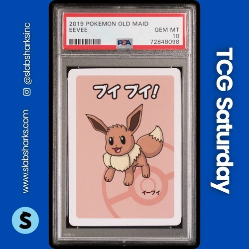 2019 POKEMON OLD MAID EEVEE PSA 10