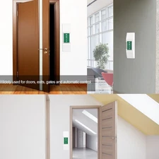 5pcs 12VDC/24VDC Mini Electric Emergency Exit Switch Door Open Manual Push