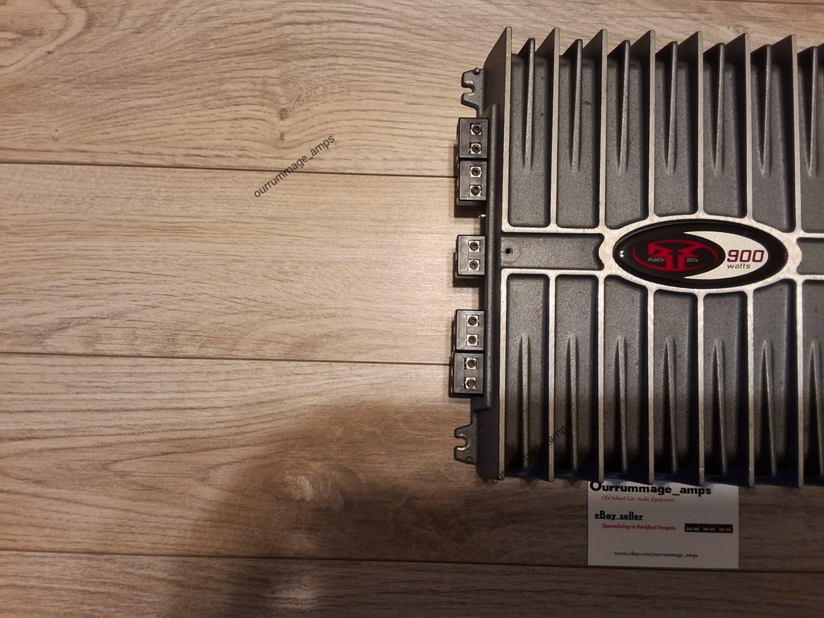 Rockford Fosgate PUNCH 301X 4-Channel 🇺🇸 Car Audio Amp OLD