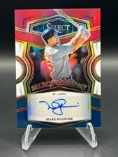 2023 Panini Select Select MARK MCGWIRE Auto /49 Tri Color Prizm SCS-MM Cardinals