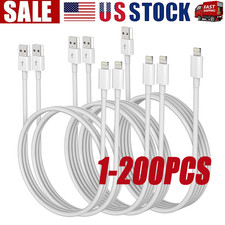 Fast USB Data Charger Cables lot Cords Apple iPhone 5 S 6 7 8 13 14 X 11 Plus