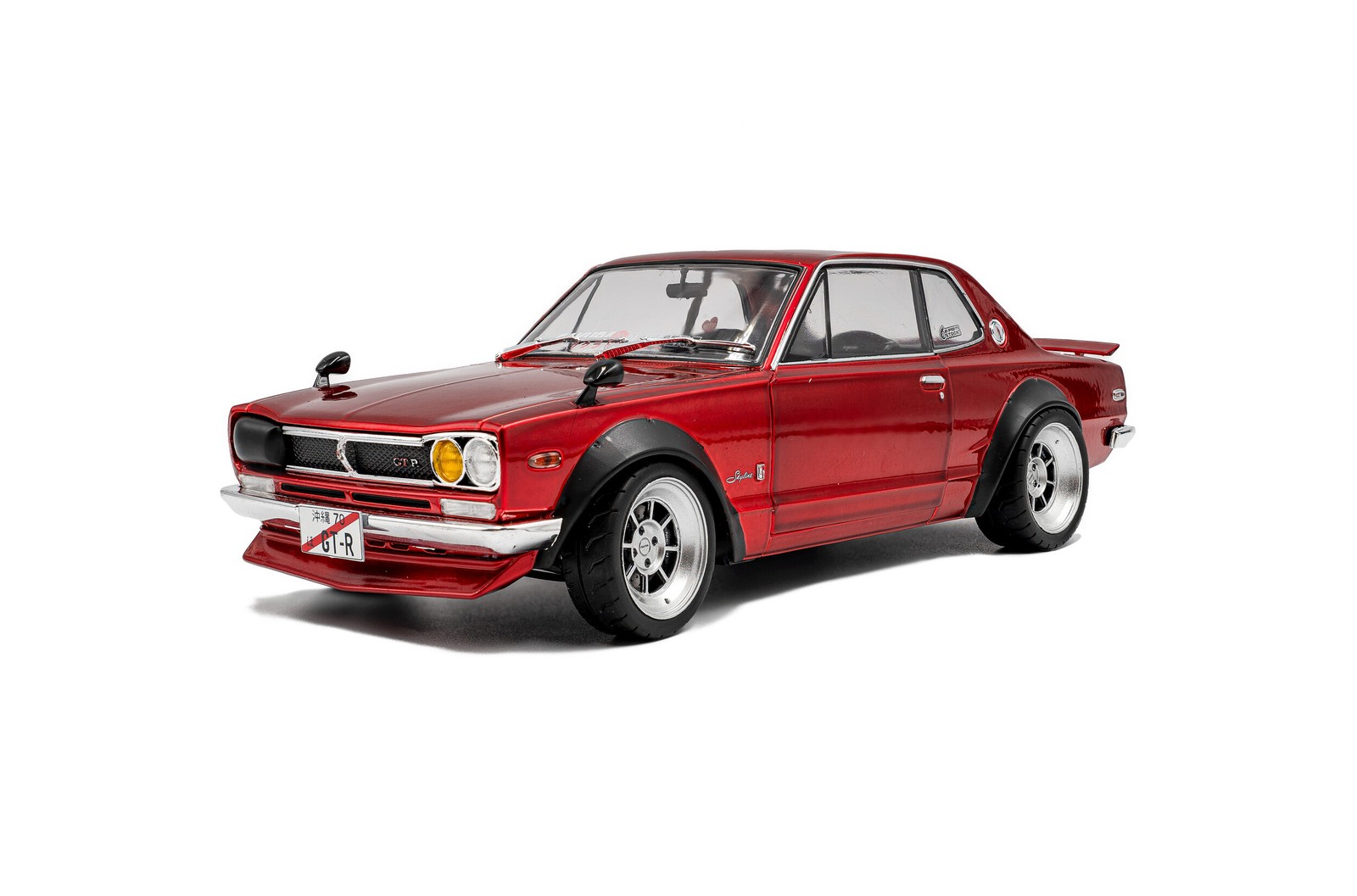 SOLIDO S1813002 1:18 Nissan Skyline (C10) Hakosuka SOLIDO WORKS, Red Metallic, 1