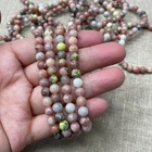 Wholesale 1 Pcs beautiful Stone ball beads 6mm 7.5” crystal Stretch Bracelet