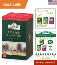 Deliciously Smooth English Breakfast Tea Bags - 20 Count, Naturally Caffeinated