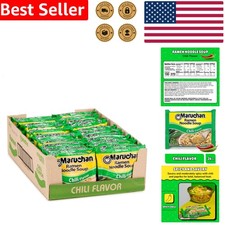 Maruchan Ramen Chili Flavor Instant Noodle Soup 24 Pack 3oz Japanese Style Meal