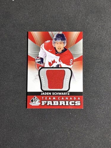 2012-13 SP Game Used Edition Jaden Schwartz Canada Fabrics Rookie Patch #TC-22