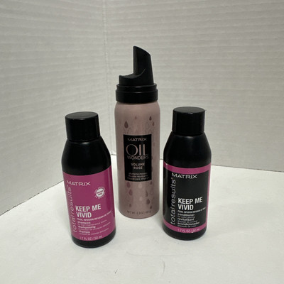 Matrix Travel Lot! Oil Wonders Plumping Mousse, Keep Me VividShampoo/Conditioner