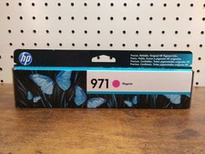 Genuine HP 971 Magenta Ink New Exp 01 /2023 X576dw X451dn X551dw X451dw X476dw