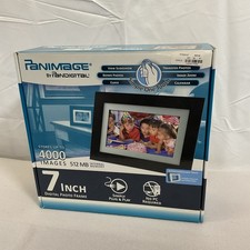 Pandigital 7-inch Digital Photo Frame Stores Up to 4000 Images 512mb No Remote