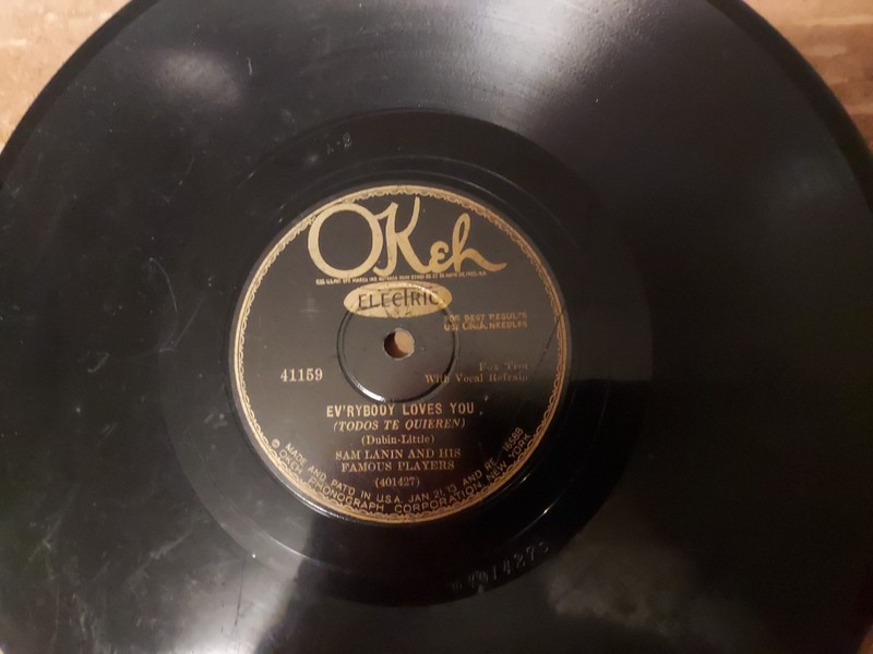 1928 OKEH Electric 78/Sam Lanin & His Famous Players..