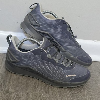 Lowa Merger GTX Lo WS Women s 9.5 Gore-Tex Hiking Trail Shoes Gray Low Top *read