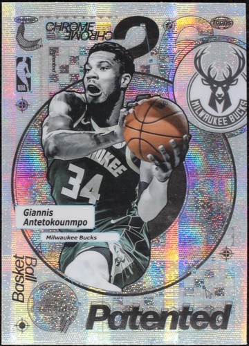 2025 Topps Chrome Instinct Giannis Antetokounmpo /75 Milwaukee 