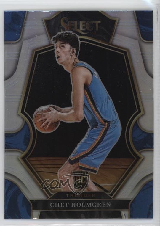 2022-23 Panini Select Premier Level Silver Prizm Chet Holmgren #196 1d40