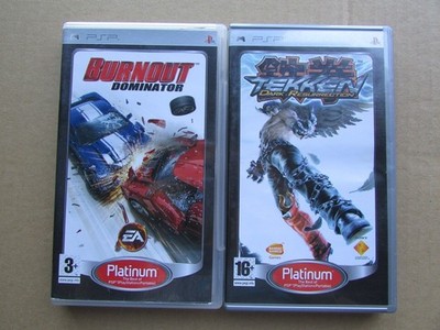 BURNOUT DOMINATOR & TEKKEN DARK RESURRECTION FÜR SONY PSP - BOXED KOMPLETT