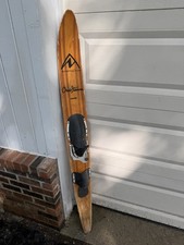 Vintage 1960s Slalom Water Ski Chuck Stearns Northland Wooden Shark Lake