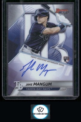 2025 Bowman's Best #B25-JMA Jake Mangum Best of 2025 Autographs