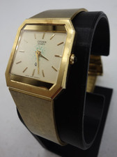 montre Citizen doré Quartz Vintage . 49-2787