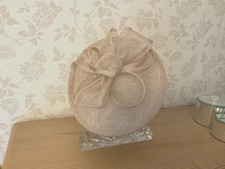 Phase Eight fascinator beige colour