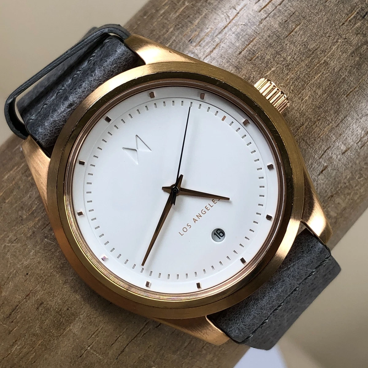 Hidzo Horloge Jadi - Rond - Vrouwen - Analoog - 37 mm - Rosé/Zwart