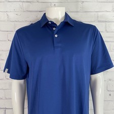 RLX Shirt Men s Medium Polo Ralph Lauren 3/15 Wicking Blue Golfing NWT
