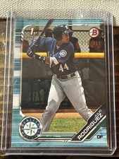 2019 Bowman Julio Rodriguez 1st Bowman Sky Blue /499 BP-33 Mariners