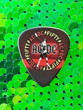 AC/DC Angus Young 2025 Tour Power Up Tour Guitar Pick Rare Signature
