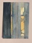 ACEO Original Abstract Watercolor Painting on Paper, Unframed Reflection — photo 1