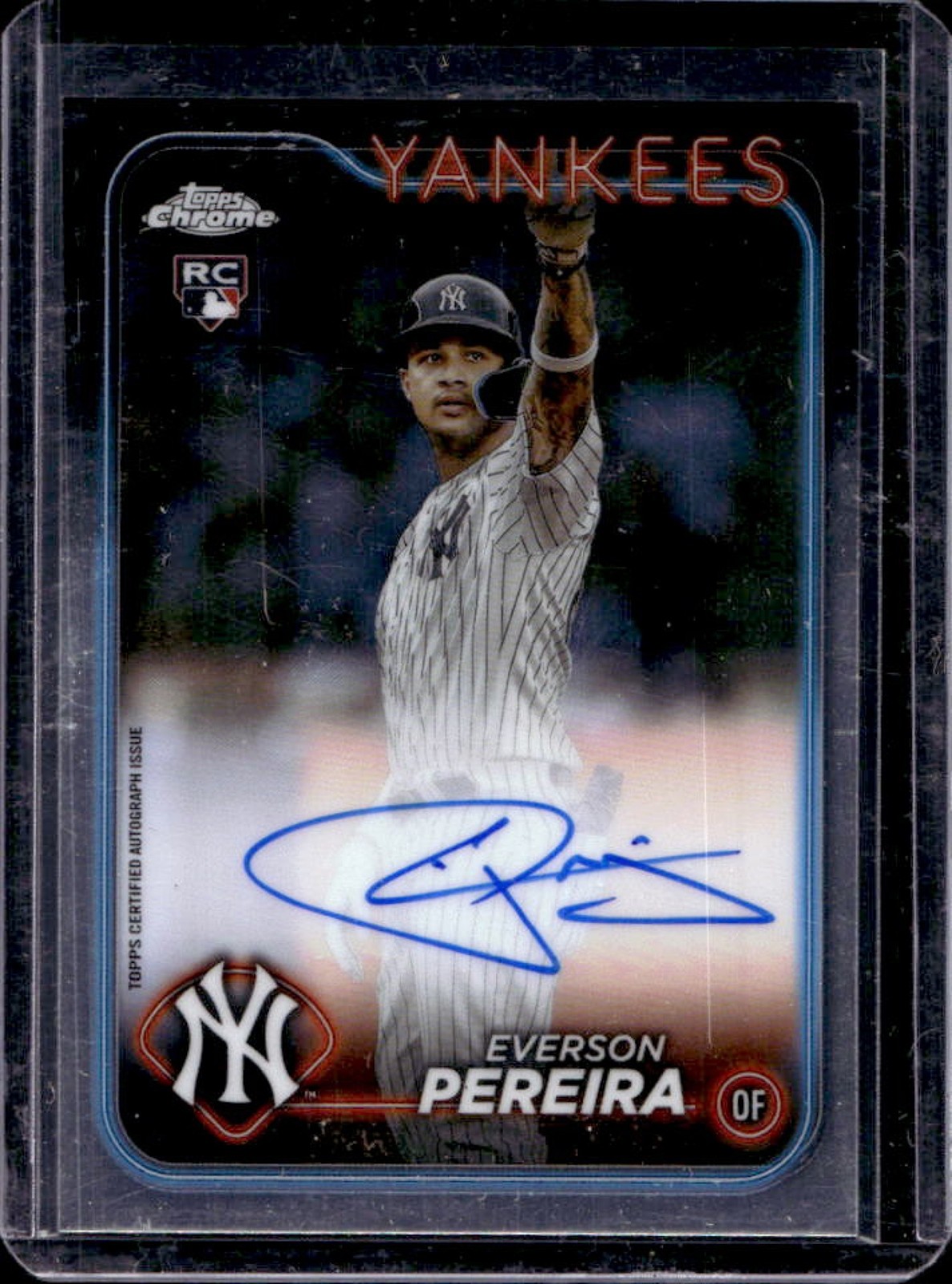 2024 Topps Chrome Everson Pereira Rookie Auto RC #RA-EP Yankees