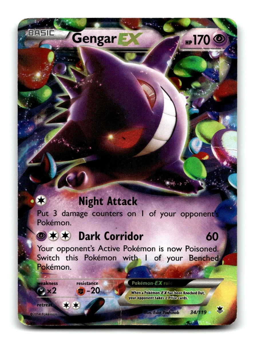 Gengar Pokémon TCG XY-Phantom Forces Individual Collectible Card