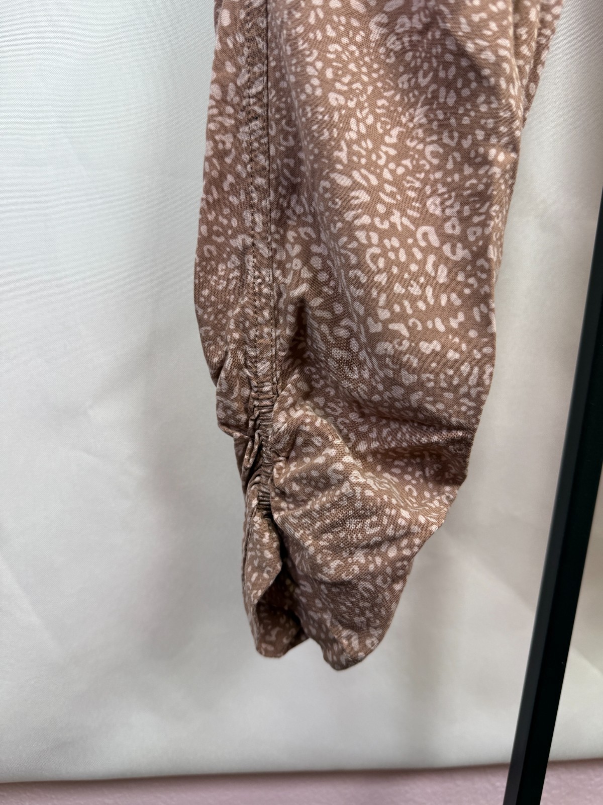 Thread & Supply Mauve Leopard Drawstring Jogger P… - image 7