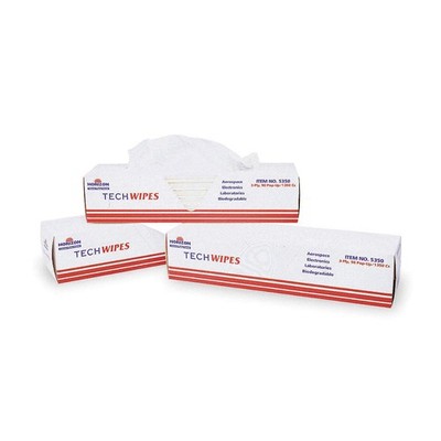 ABILITY ONE 7920-00-965-1709 Dry Wipe,15'' x 16-3/4'',White,PK15 5MM92