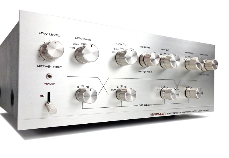 RARE PIONEER SF-850 VINTAGE ELECTRONIC CROSSOVER NETWORK EQ SERVICED * NICE!