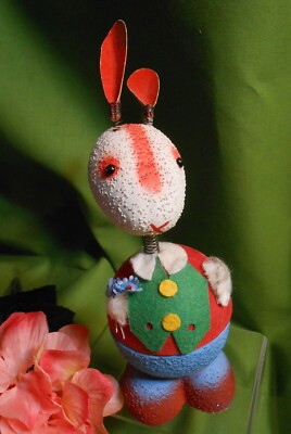 Germany Easter Bunny Rabbit Candy Container & Nodder - German | eBay