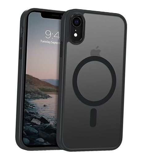 for iPhone XR Phone Case, Phone case iPhone XR Magnetic Case Compatible Black